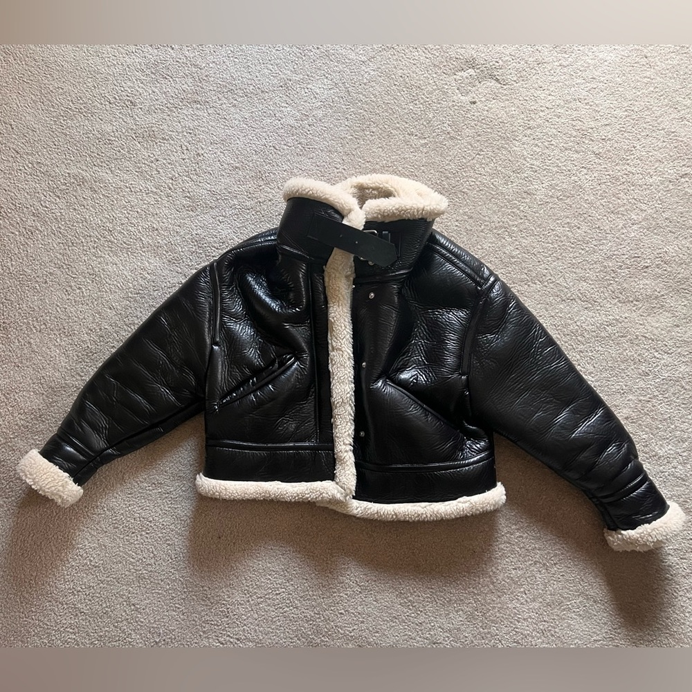 Zara Faux Fur Bomber